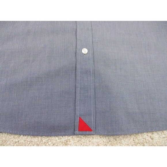 UNTUCKit Shirt Mens XXXLC Gray Cotton Wrinkle Free Casual Preppy Button Up - Picture 4 of 11